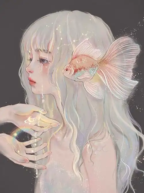 神仙插画仙气女孩