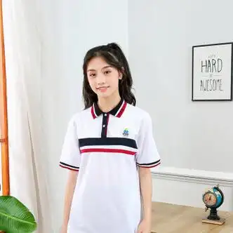 昭麓(zarlu)广州市番禺区高中校服番禺高中校服高中生校服 白色高中短