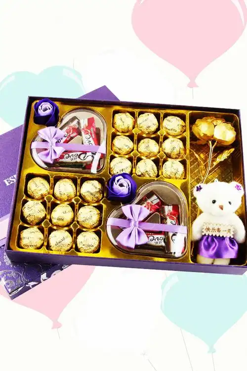 圣诞节德芙巧克力礼盒装生日礼物送女朋友送老婆送男朋友