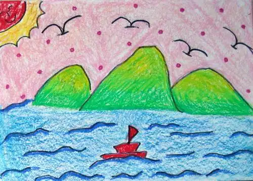 风景/少儿绘画作品/儿童画/网络美术馆_中国少儿美术教育网