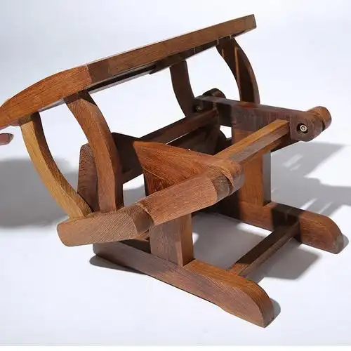 红木家具 全鸡翅木逍遥椅 仿古中式摇摇椅 老人椅 躺椅夏日休闲椅