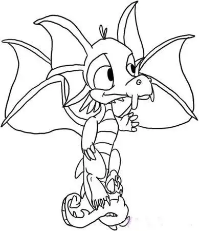 笔走龙蛇简笔画