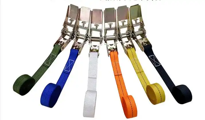 25mm汽车货物捆绑带 棘轮收紧器捆扎带捆绑器拉紧器固定器织带