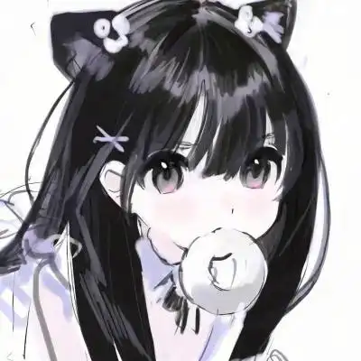 可爱动漫二次元呆萌女生头像图片