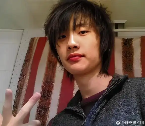 许嵩超话#许嵩呼吸之野演唱会#  许嵩青涩照片修复版