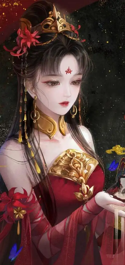 古风美女来自qq看点百度微博