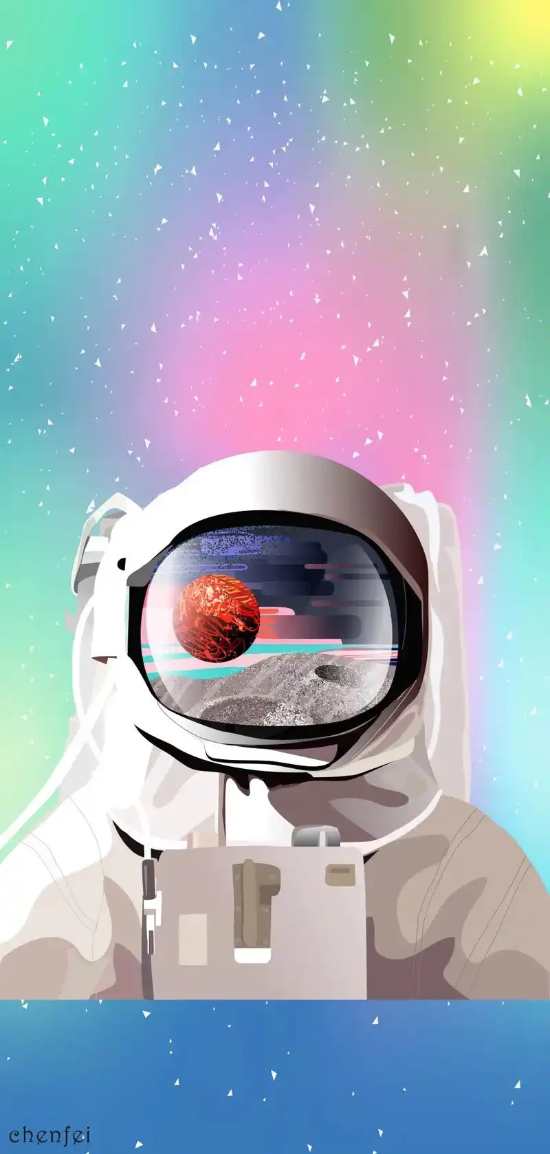 壁纸#宇航员 喜欢点赞拿走 - 抖音