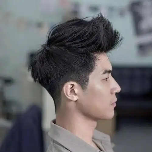 男生烫发发型简单帅气很有型