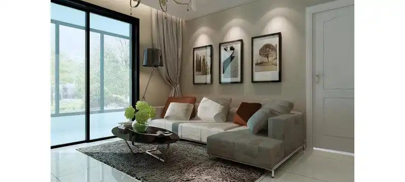 10-15万110㎡简约三居室装修效果图,10万三室两厅简约风格精装装修