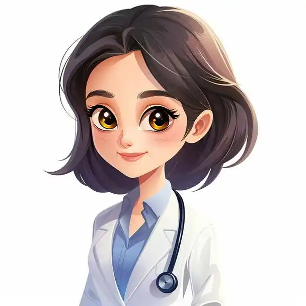 职业头像|超级卡哇伊的女医生创意头像