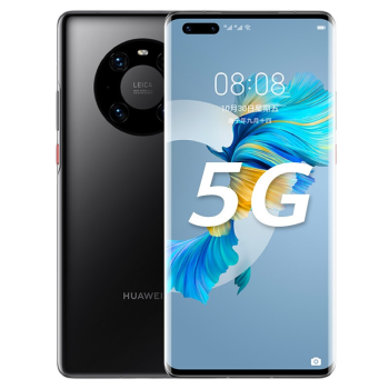 移动端huawei华为mate40pro有充版5g手机8gb512gb亮黑色7249元