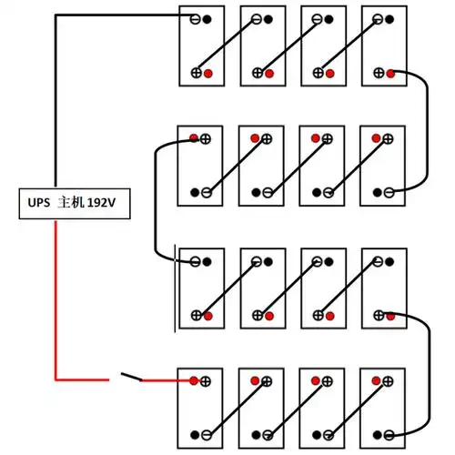 ups系统蓄电池之间的连接-电子发烧友网