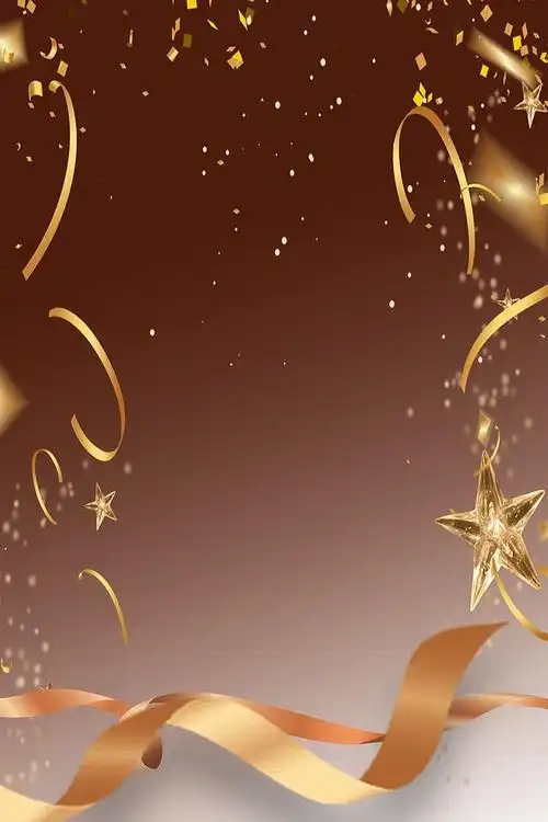 咖啡色彩带渐变商业psd分层h5背景素材