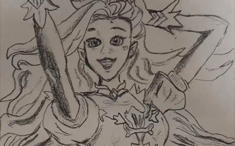 英雄联盟角色手绘第五弹(萨勒芬妮,邪恶小法师,莫甘娜,杰斯,永恩,蒙多