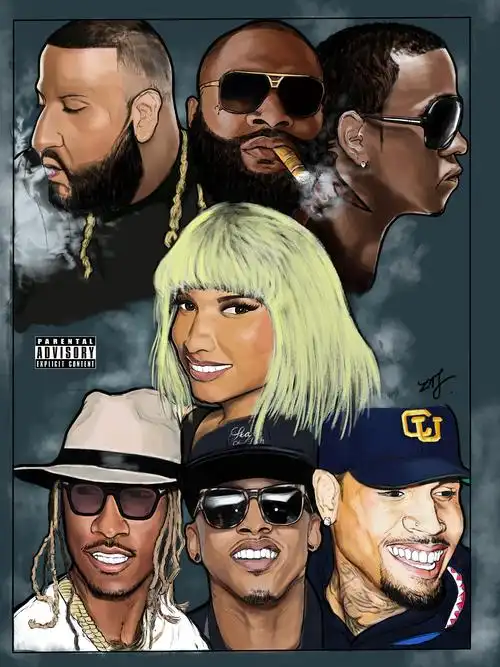 hiphop album |插画|新锐潮流插画|jokerxiaojingart - 原创作品