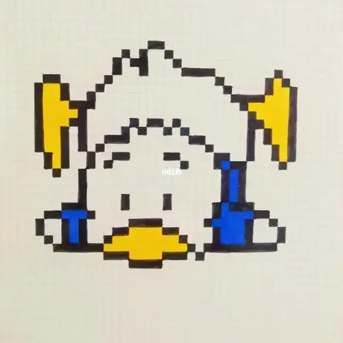 像素画⑨③可爱鸭