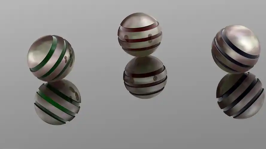 三维球体立体设计桌面壁纸下载