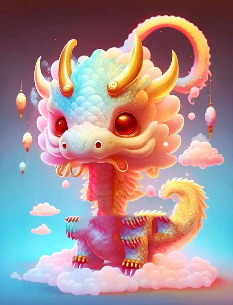 呆萌可爱的小龙龙93 二月二.龙抬头 风调雨顺好兆头 9015你我.