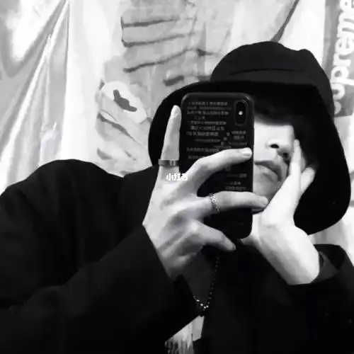 黑白控男生头像