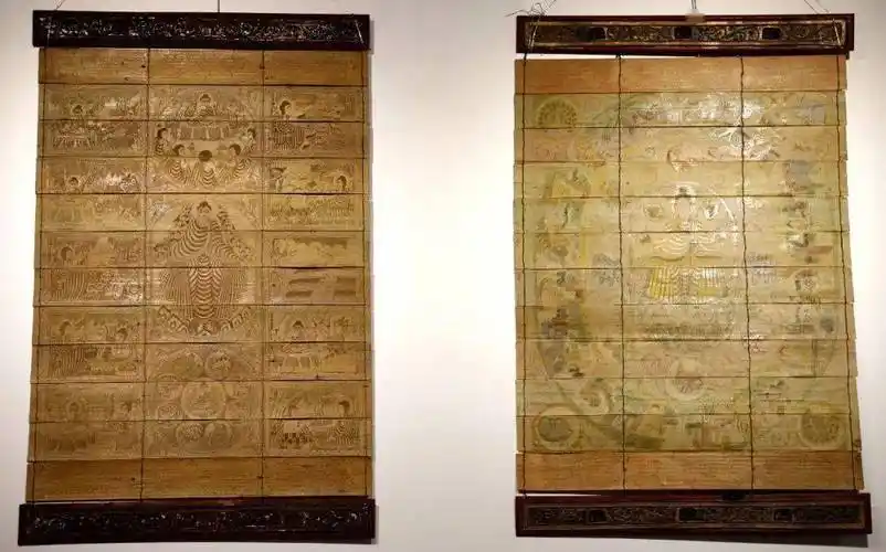 看展览过大年!春节期间"潍坊贝叶经学术展"为市民游客送上文化大餐