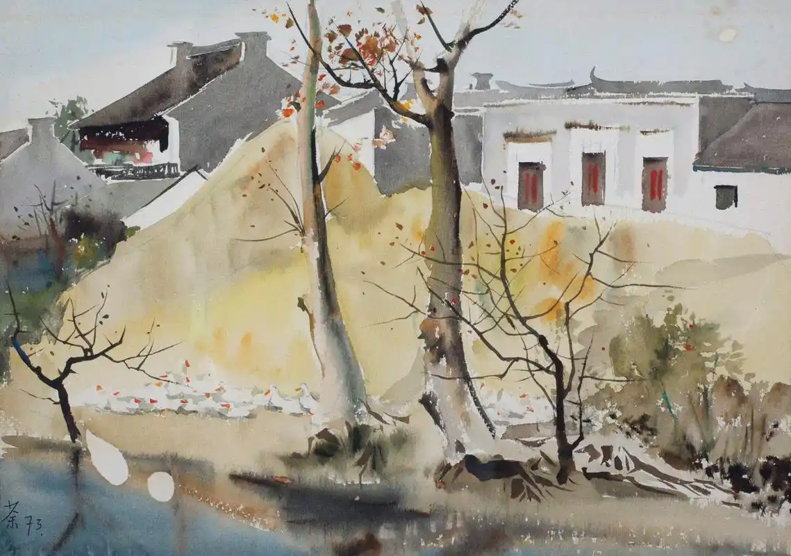 【  吴冠中 · 水彩欣赏  …  】