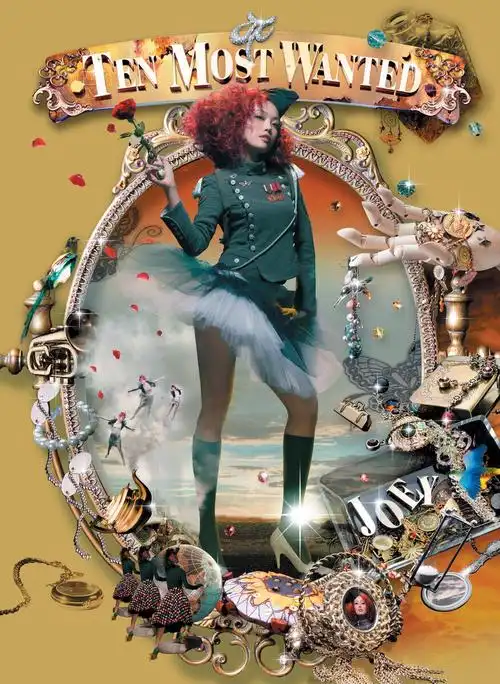 妆容,字体,现在看来依然俏皮又新潮,整个封面清新干净,却又个性十足