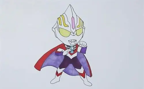 欧布奥特曼简笔画