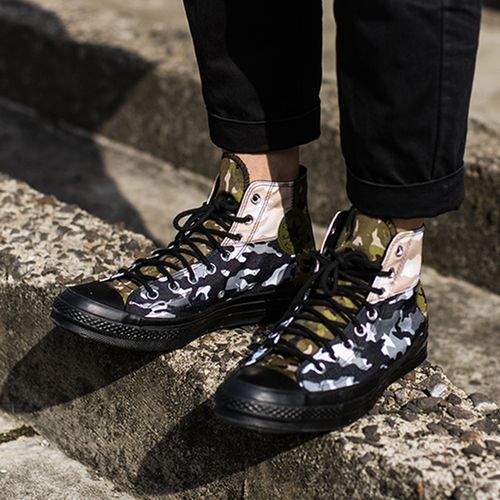 converse x 张艺兴新款1970s迷彩拼接娜娜同款帆布165912 165913c