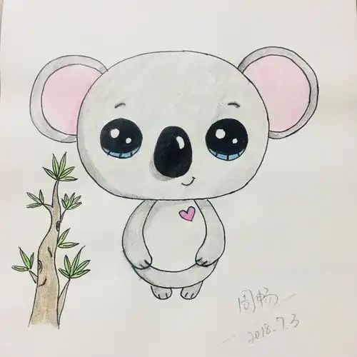 坚持了一个月的卡通简笔画