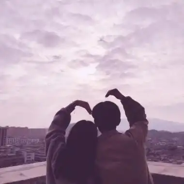 深情甜腻情侣头像高清好看的情头像情侣双人两张甜腻深情