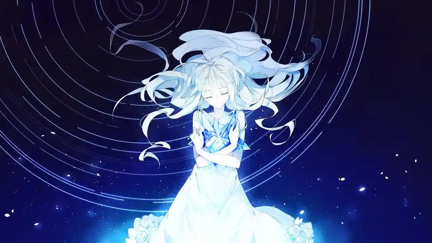 我爱二次元美女动漫人物卡通人物精美绘画桌面壁纸 - tt98图片网