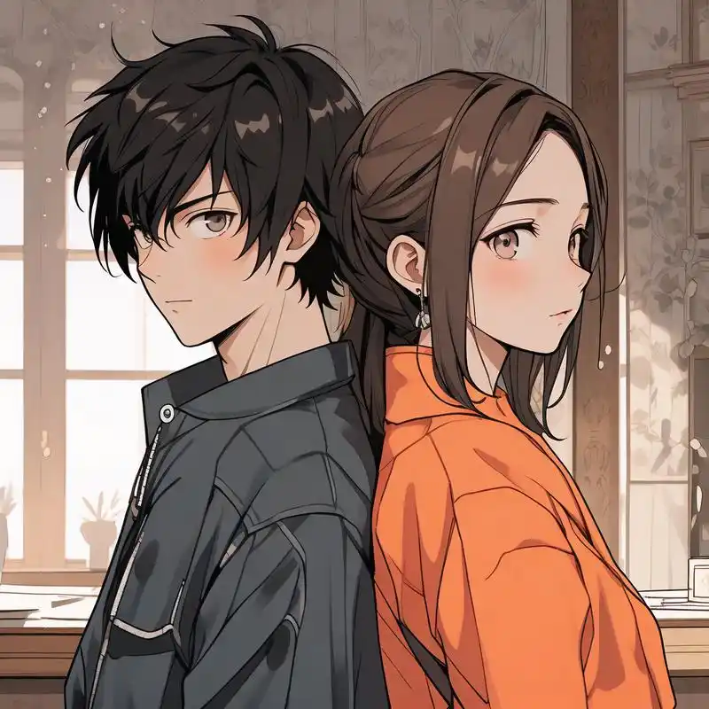 兄妹头像|漫画风格9691