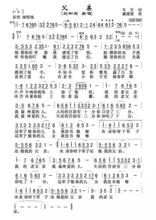 父亲刘和刚经典歌曲深情唯美高音萨克斯音乐送给父亲的音乐