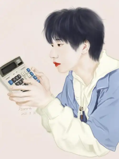 贺峻霖插画图片壁纸