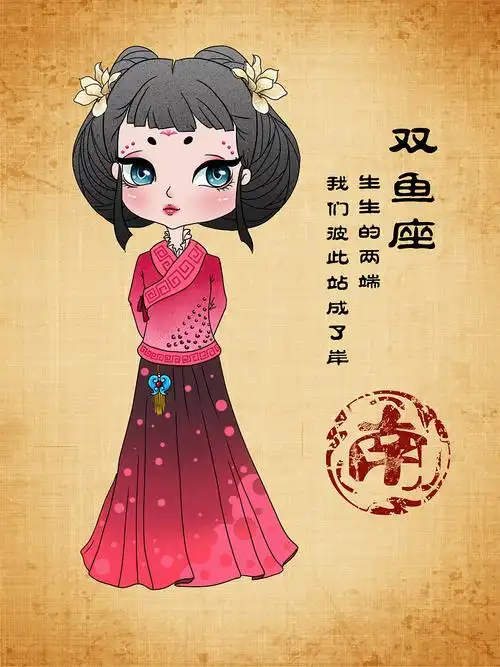 12星座古装q版女孩