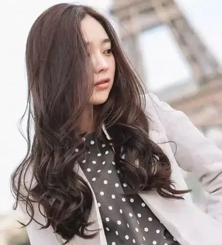 中长发学习刘诗诗那样将刘海偏分长梨花头特别是个鹅蛋脸的妹纸如果