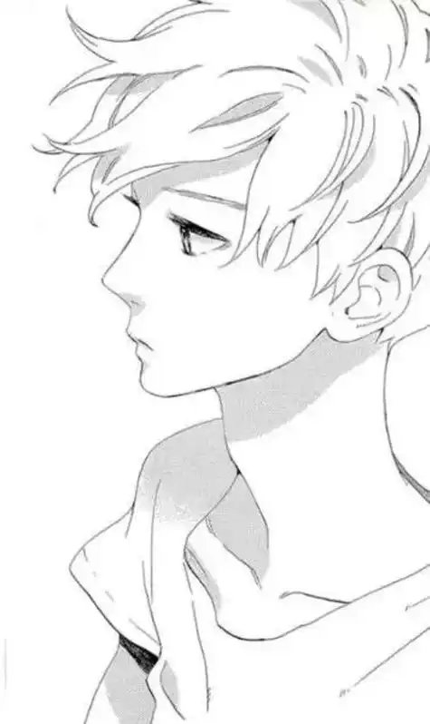 可爱的q版小男孩动漫简笔画简笔画动漫病态男动漫男人物素描简笔画