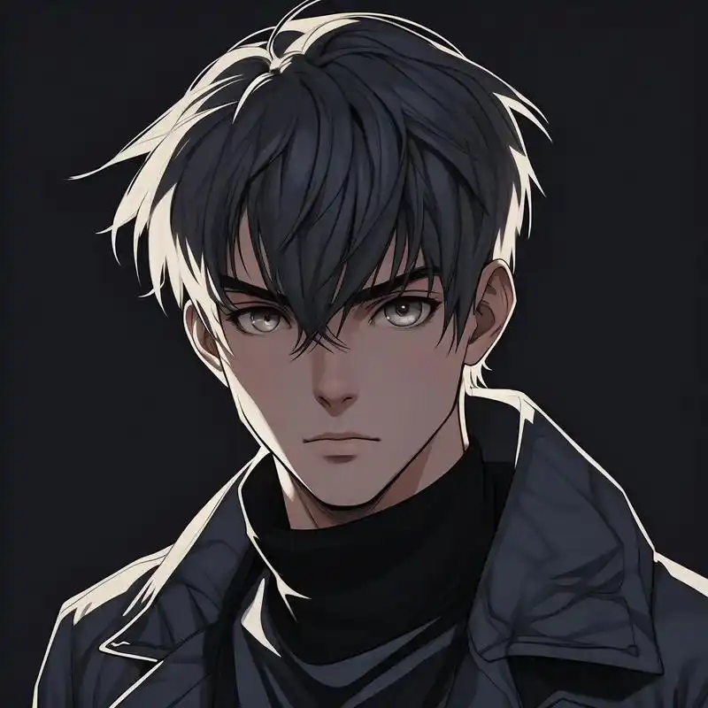 暗黑系男生头像,动漫风格你爱了吗?94