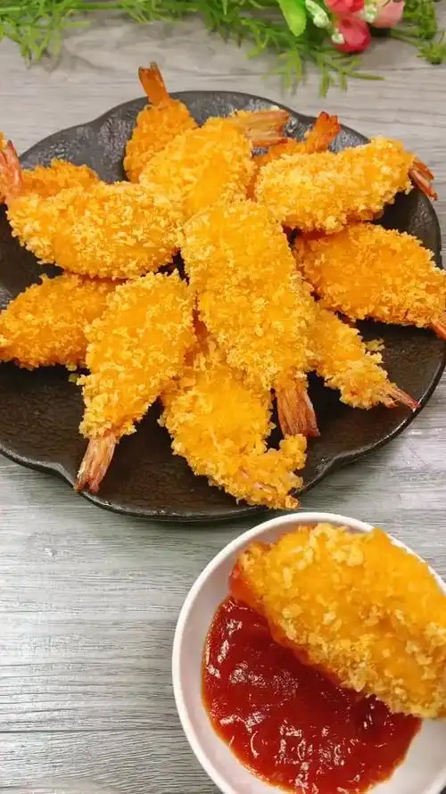 家常菜做法:15了好多次的黄金凤尾虾!外酥里嫩-度小视