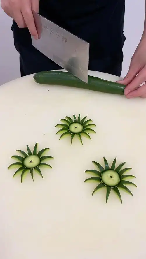 黄瓜切法