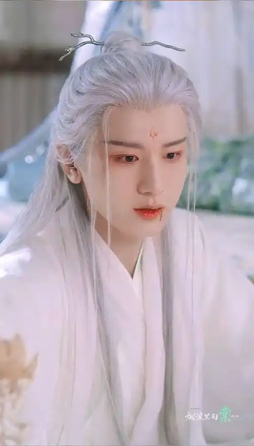 图片来源:微博成毅的白发古装也不惶多让,和《长相思》谭健次一样充满