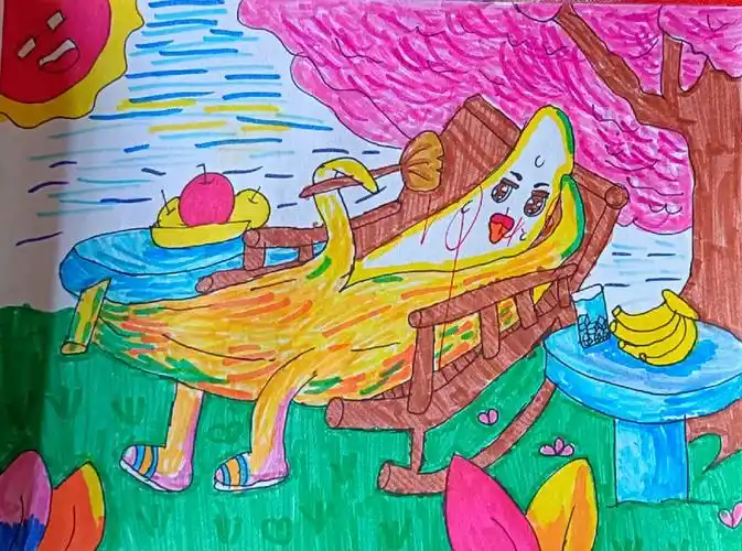 这是我的美术作业,你们觉得好看吗?想学的告诉我!