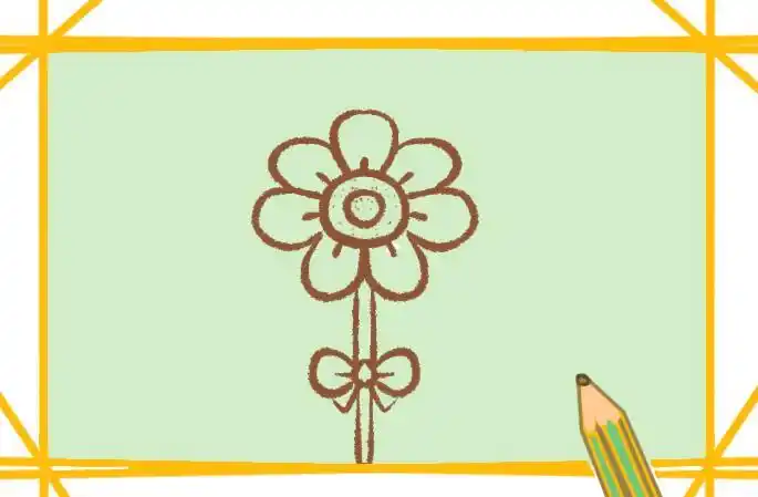 儿童画花朵简笔画大全可爱卡通花朵简笔画常见花朵简笔画图片儿童花朵