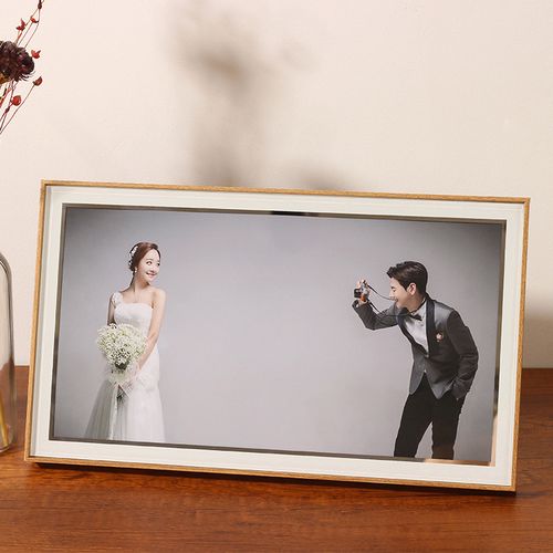 8 10 12寸婚纱照摆台相框韩式创意结婚照水晶桌摆宝宝照现代简约