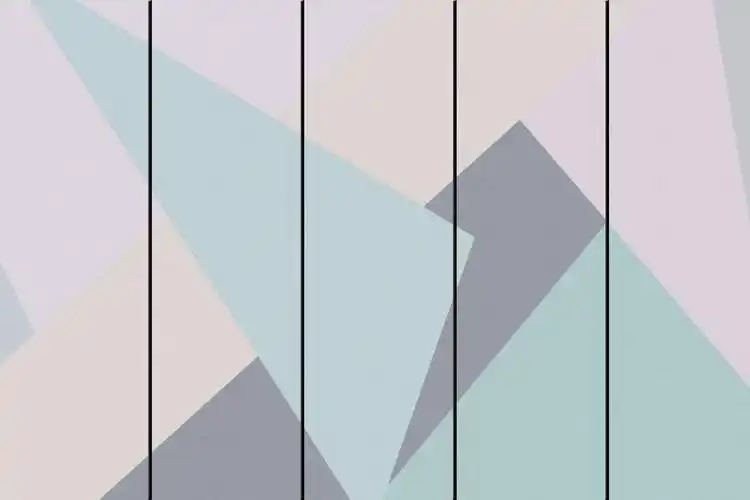 北欧几何背景墙系列一