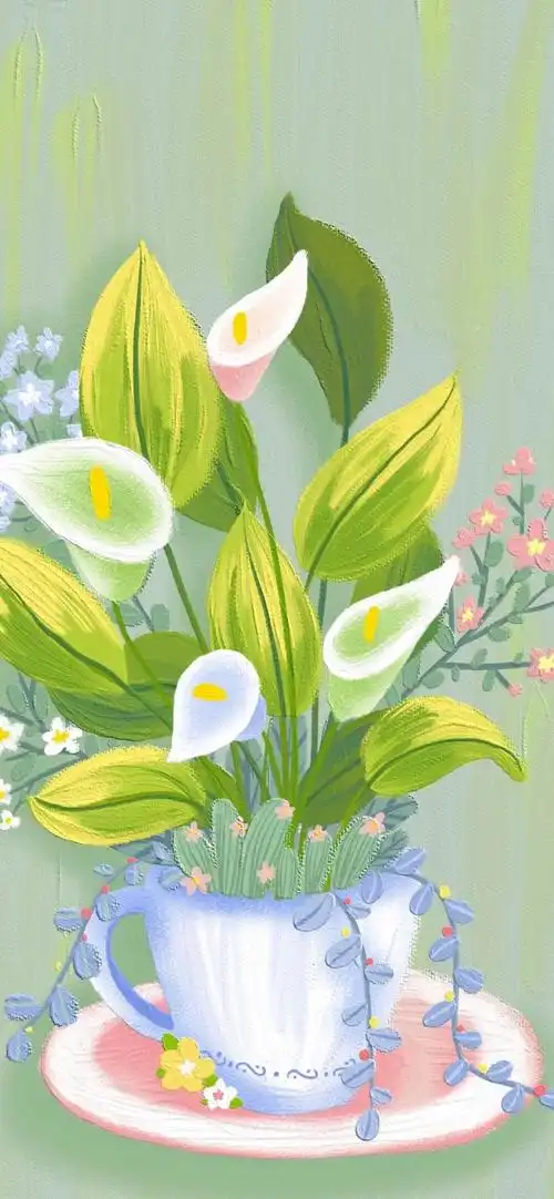 温柔治愈系背景图片