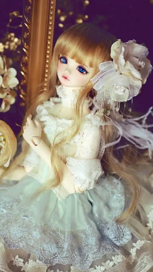 sd娃娃bjd娃娃可爱娃娃手机壁纸精致头
