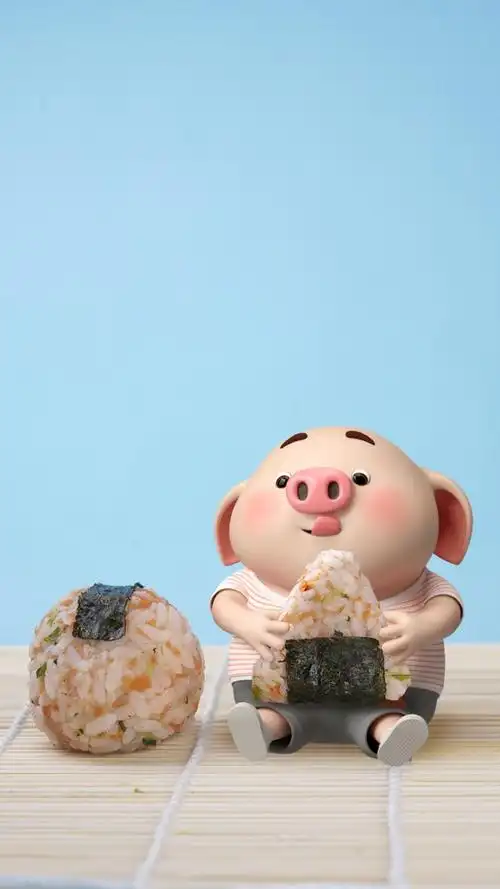 可爱的吃货猪小屁