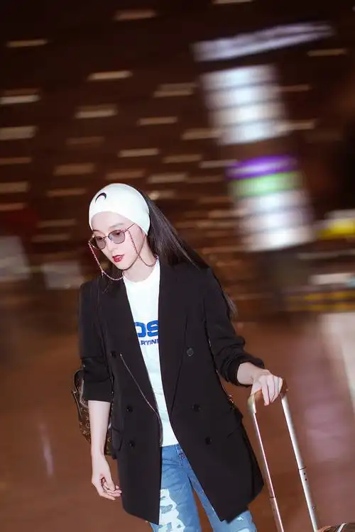 范冰冰图片 范冰冰机场街拍图片