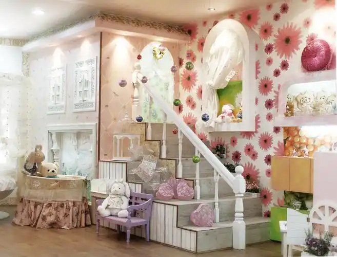 韩式风格影楼装修来自线条的柔美雅致